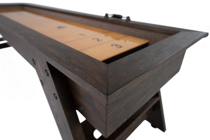 Legacy Billiards 9 Ft Barren Shuffleboard End View