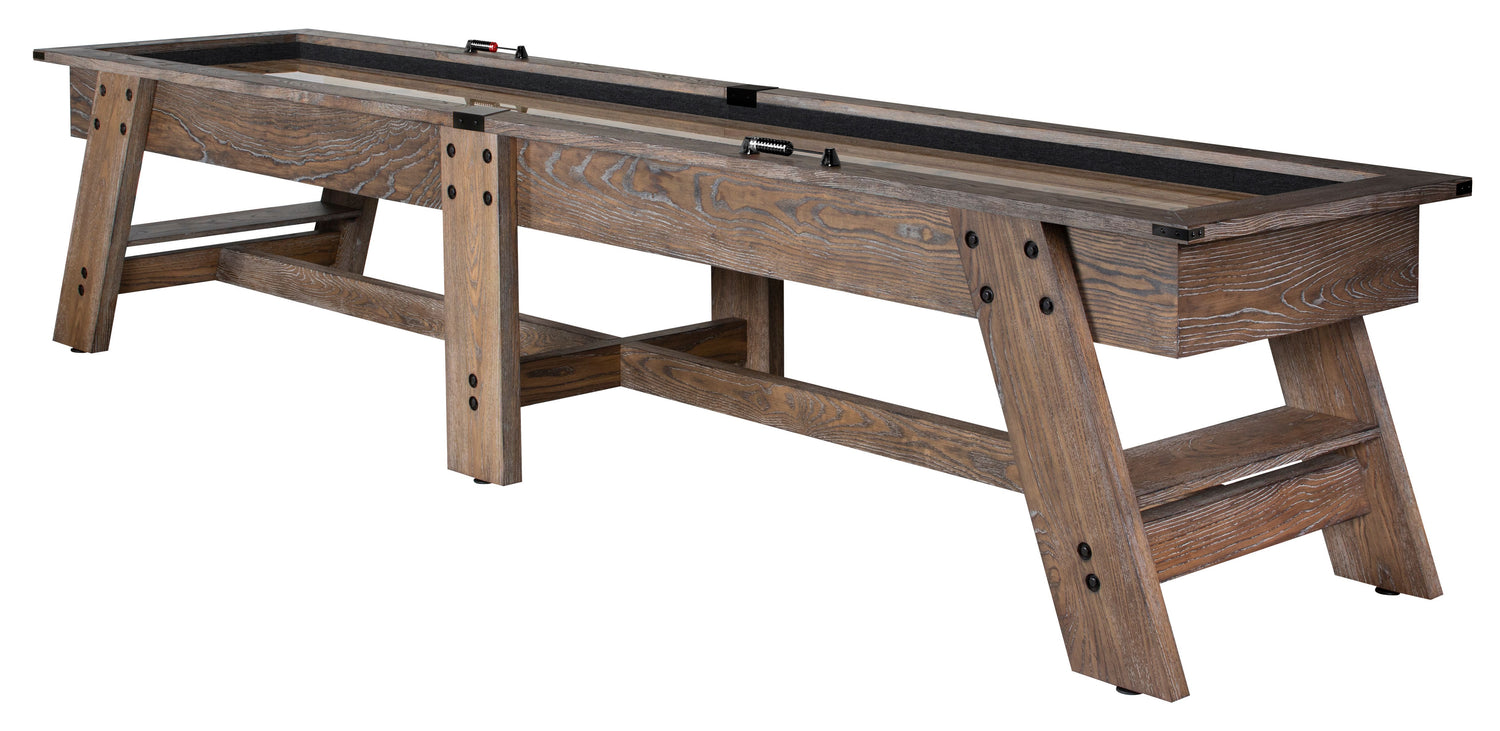 Legacy Billiards 12 Ft Barren Shuffleboard in Smoke Finish 