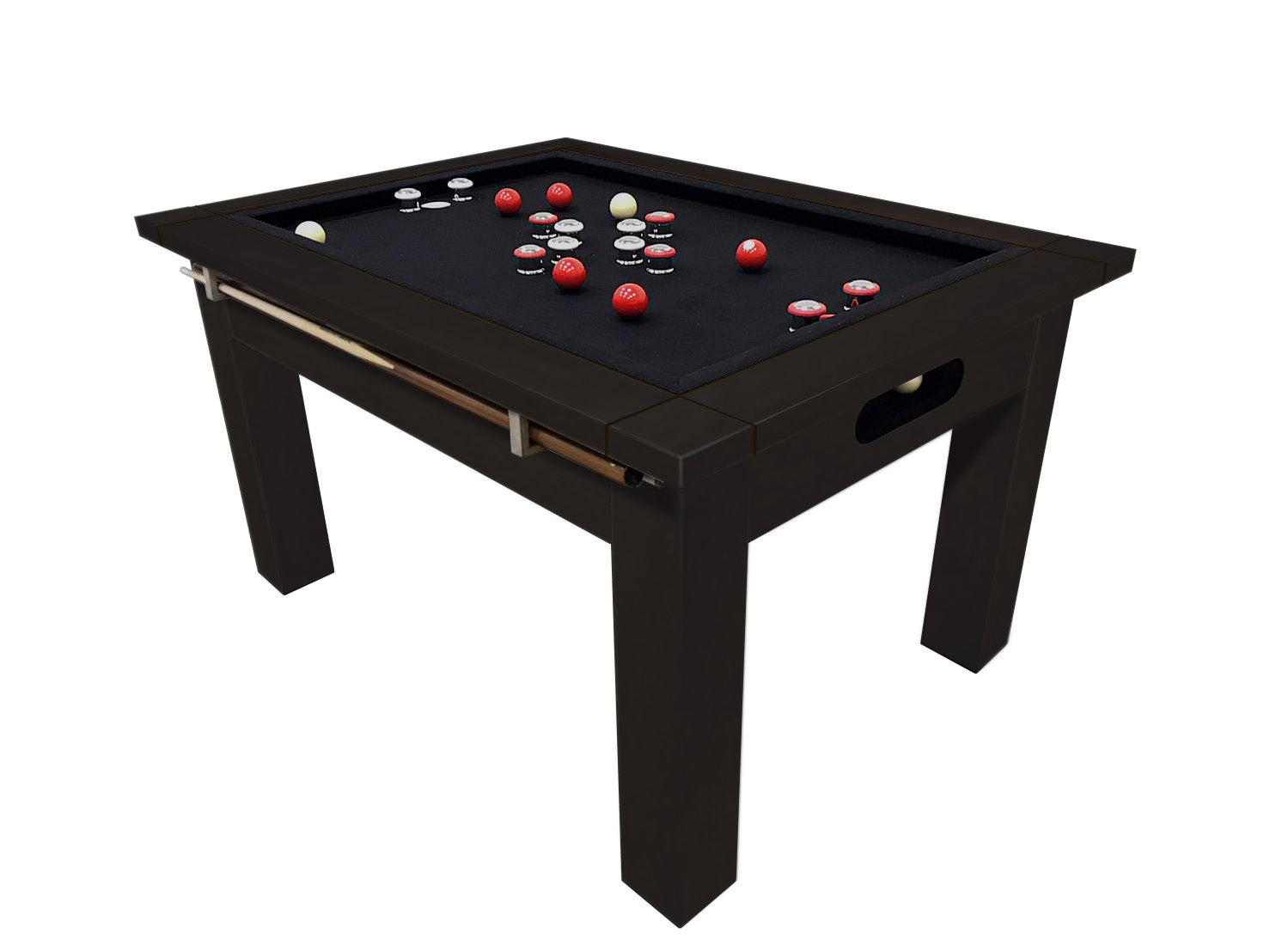 Legacy Billiards Baylor Bumper Pool Table in Raven Finish - Primary Image