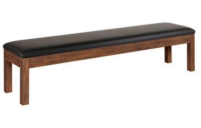 Legacy Billiards Dining Storage Bench in Gunshot Finish