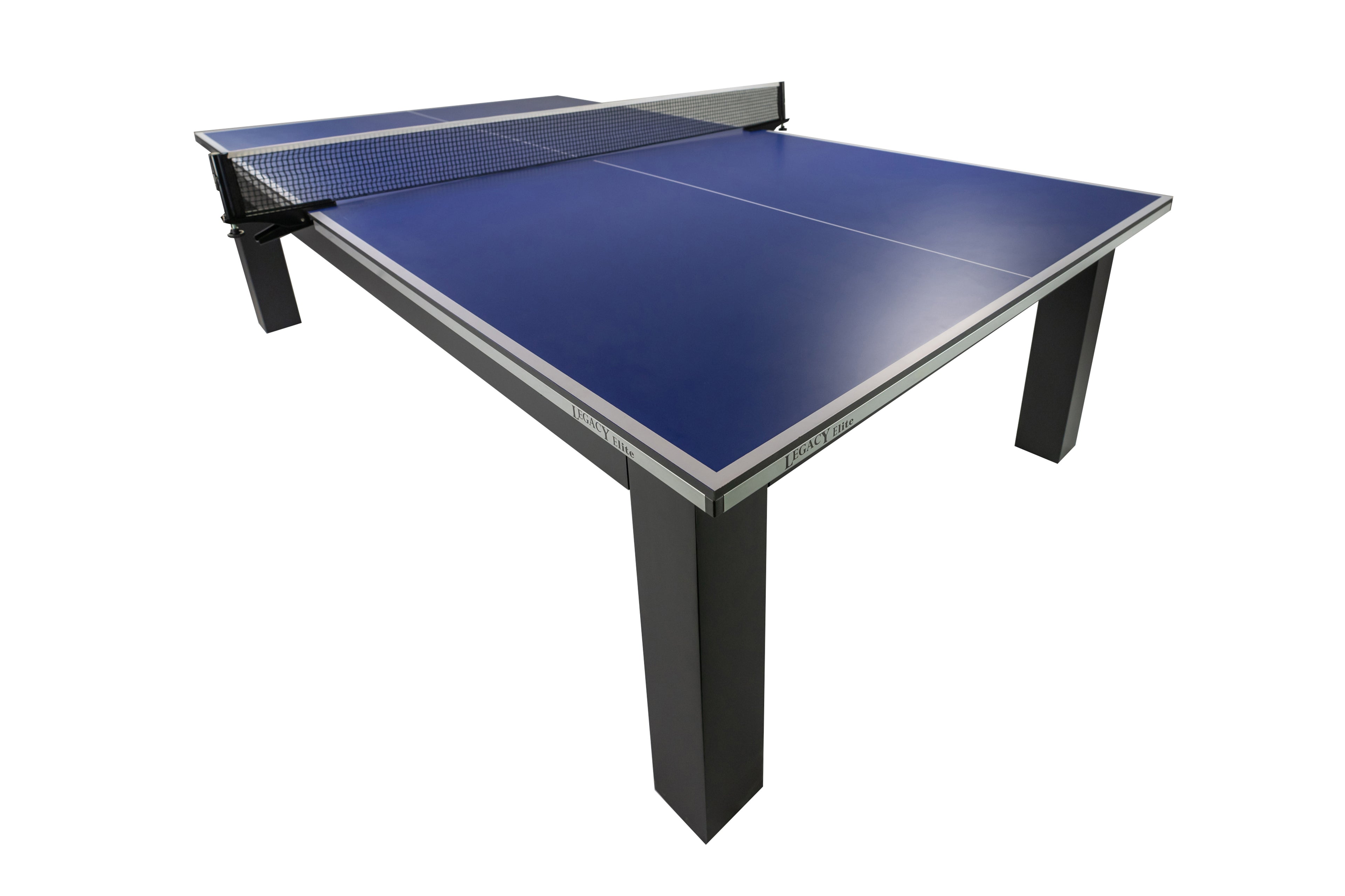 Legacy Billiards Baylor Table Tennis Table in Graphite Finish - Angle View