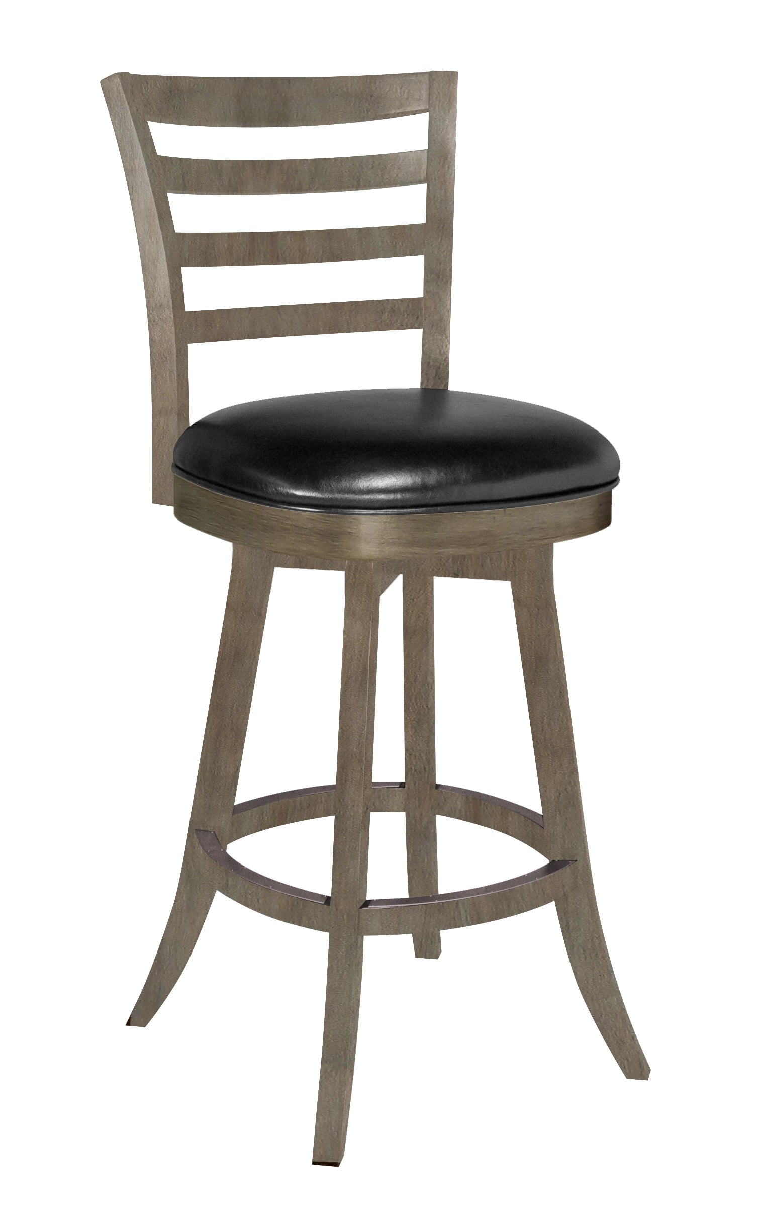 Legacy Billiards Classic Ladder Back Barstool in Overcast Finish - Primary Image