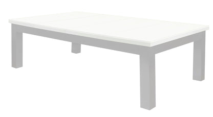 Legacy Billiards 8 Ft Dining Top in Frost White Finish